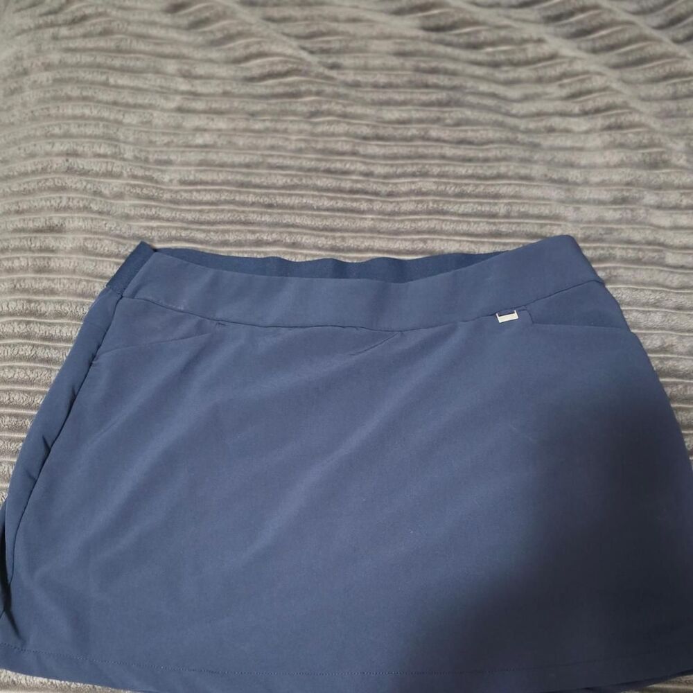Greg-norman-collection Women's Navy Skirt XL Golfcore Tenniscore